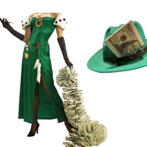 Lady Luck Casino High Roller Halloween costume size 1X-2X